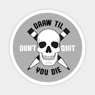 Draw skull Magnet